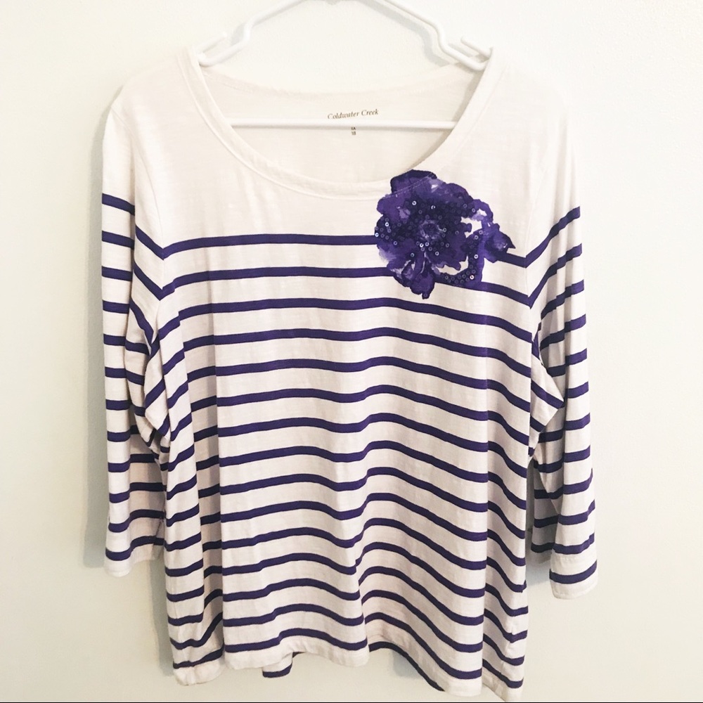 Coldwater Creek | Foral Shirt